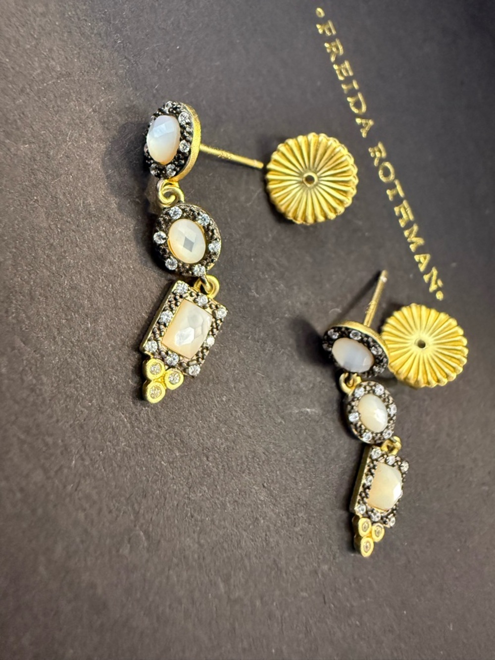 *NEW*Freida Rothman* Signature drop earrings